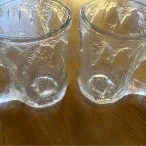 Coca-Cola Glass Mug Set Vintage 1997